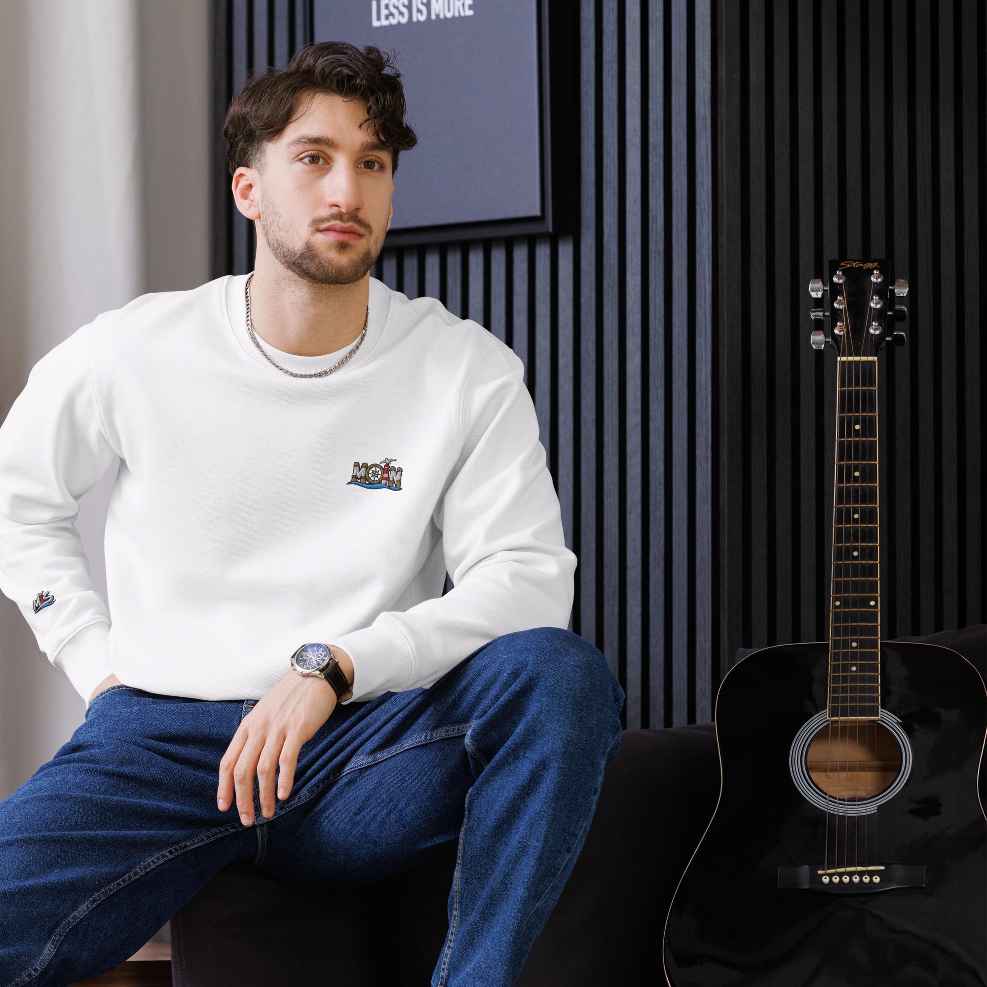 Sweatshirt "Moin" gestickt