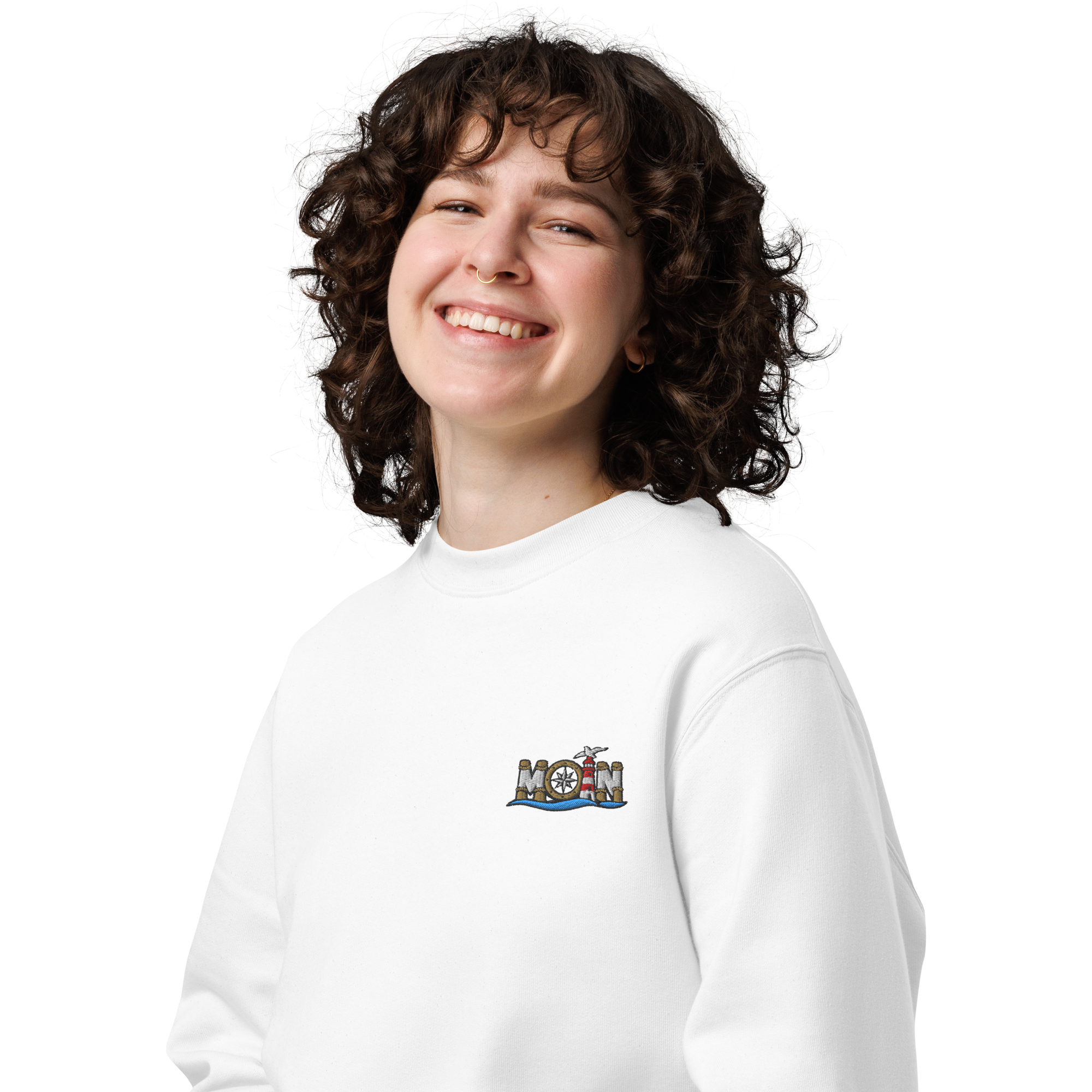 Sweatshirt "Moin" gestickt