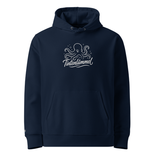 Hoodie "Tintenlümmel" – French Navy – Vorderansicht