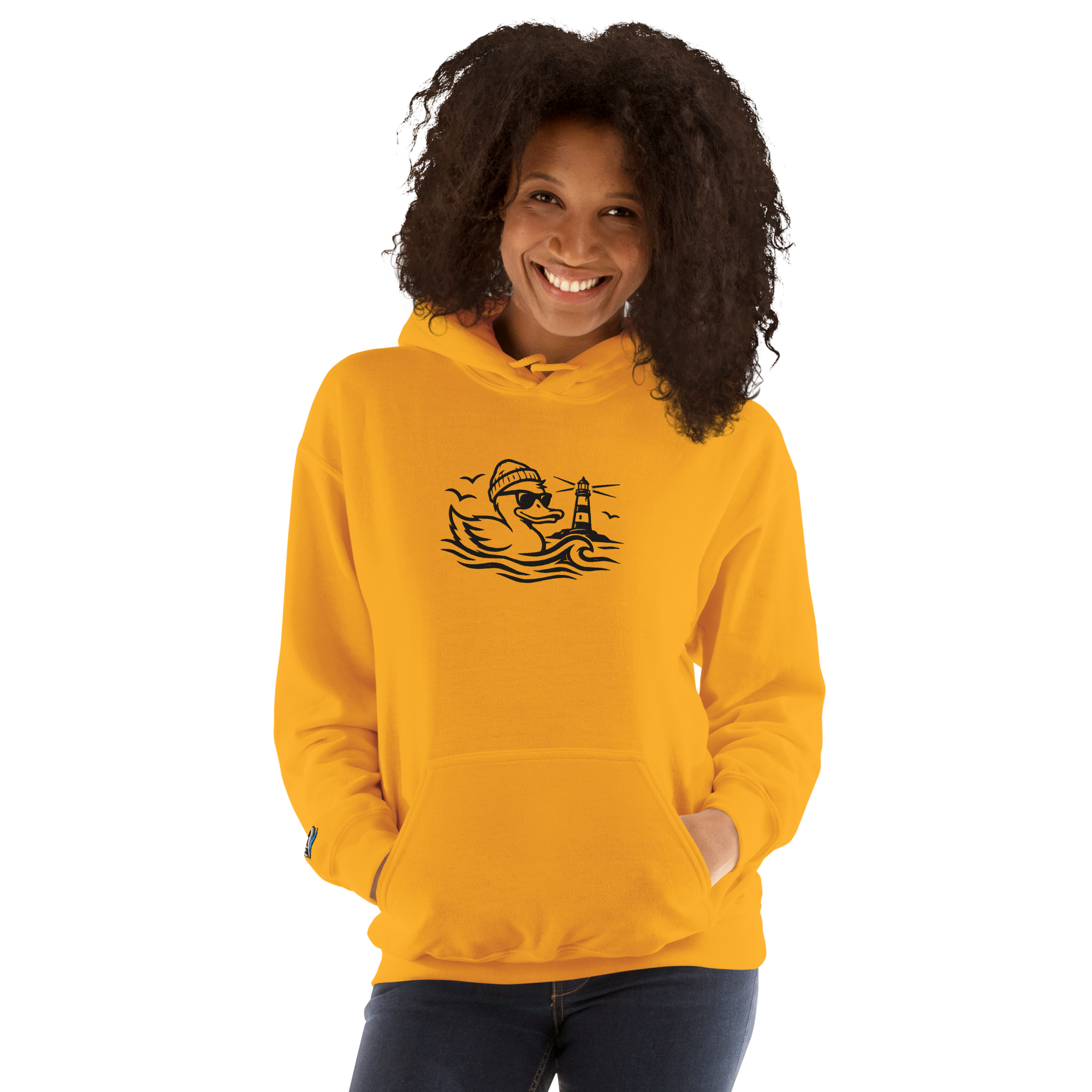Unisex Stick Hoodie "chill quack one"