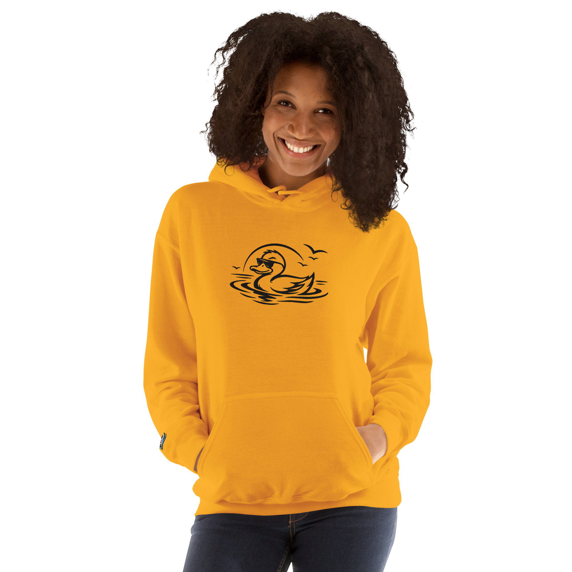 Unisex Stick Hoodie "chill quack two"