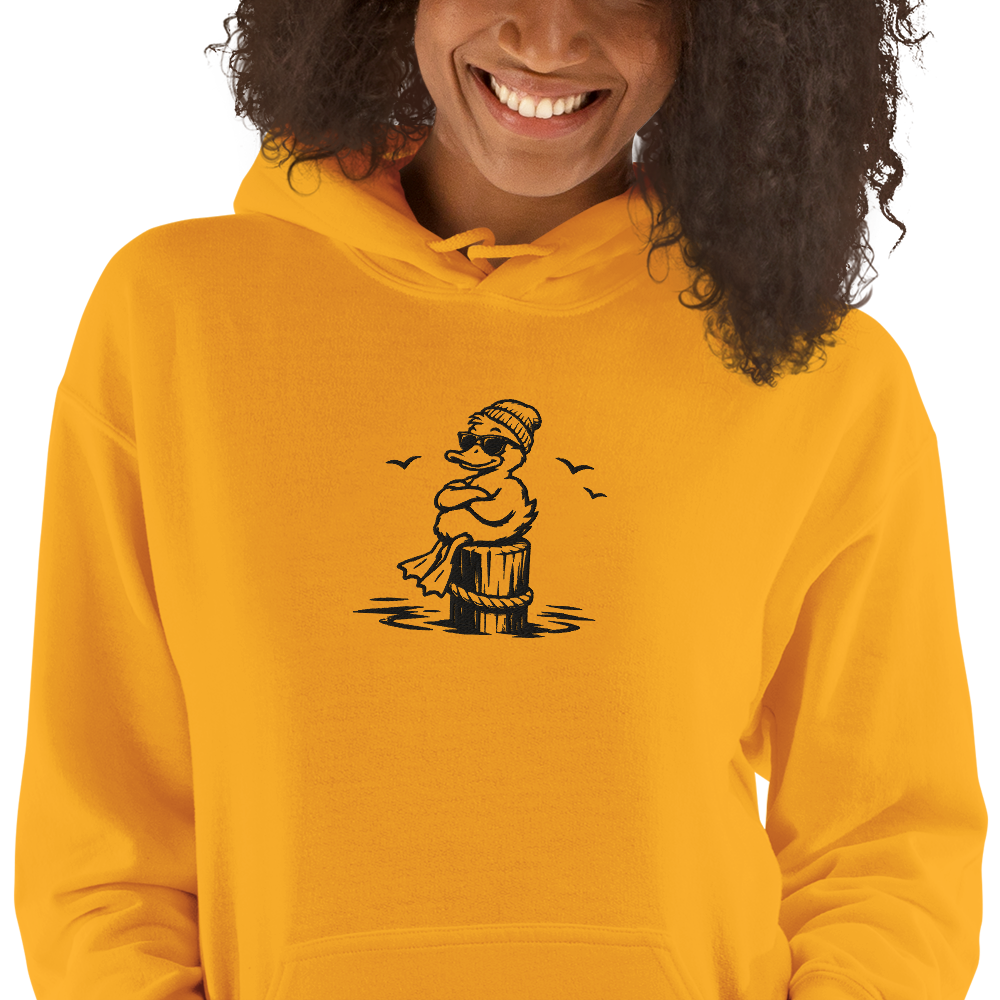 Unisex Stick Hoodie "sit down quack two"