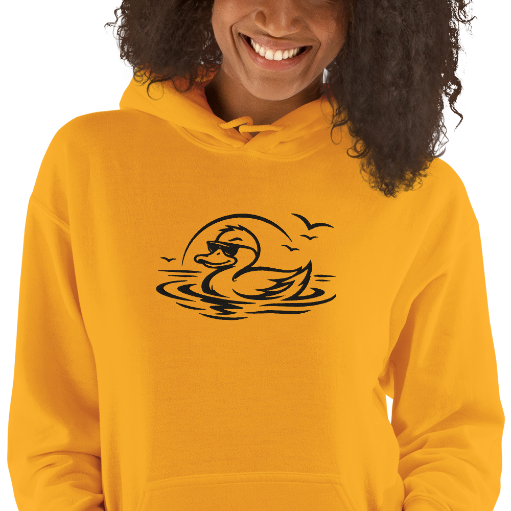 Unisex Stick Hoodie "chill quack two"