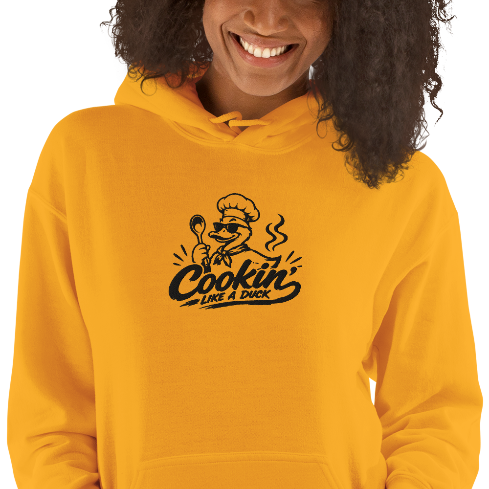 Unisex Stick Hoodie "cooking like a Duck"
