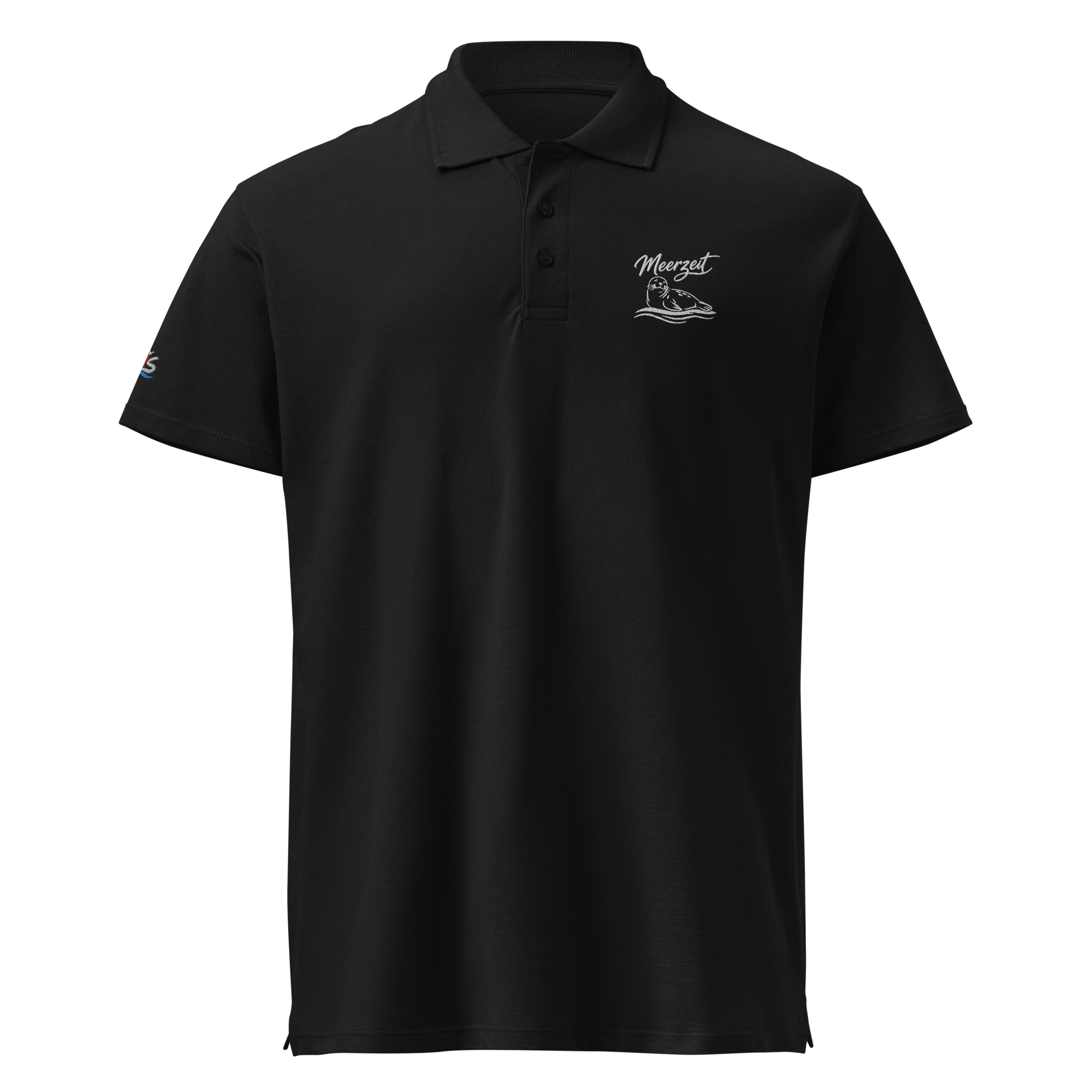 Men´s polo shirt "Meerzeit" gestickt