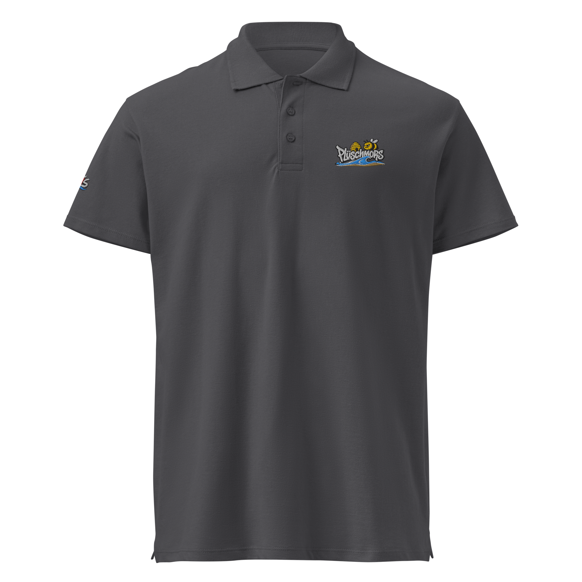 Men´s Polo shirt "Plüschmors" gestickt