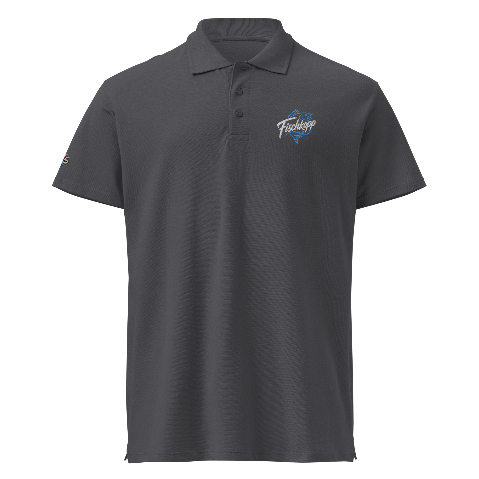Men´s polo shirt "Fischkopp" gestickt