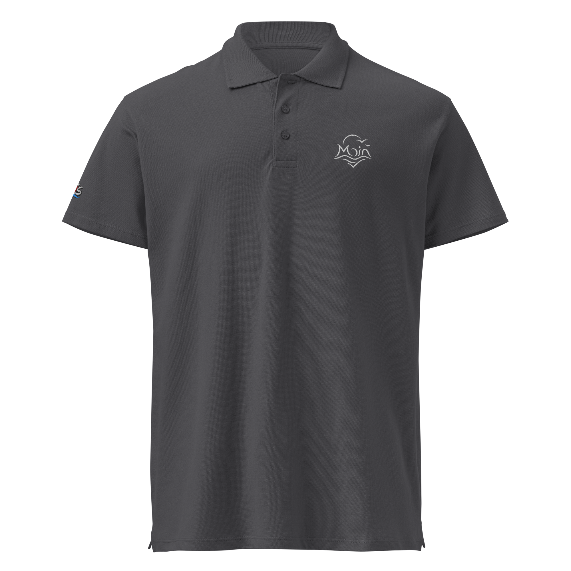 Men´s polo shirt "Moin" gestickt
