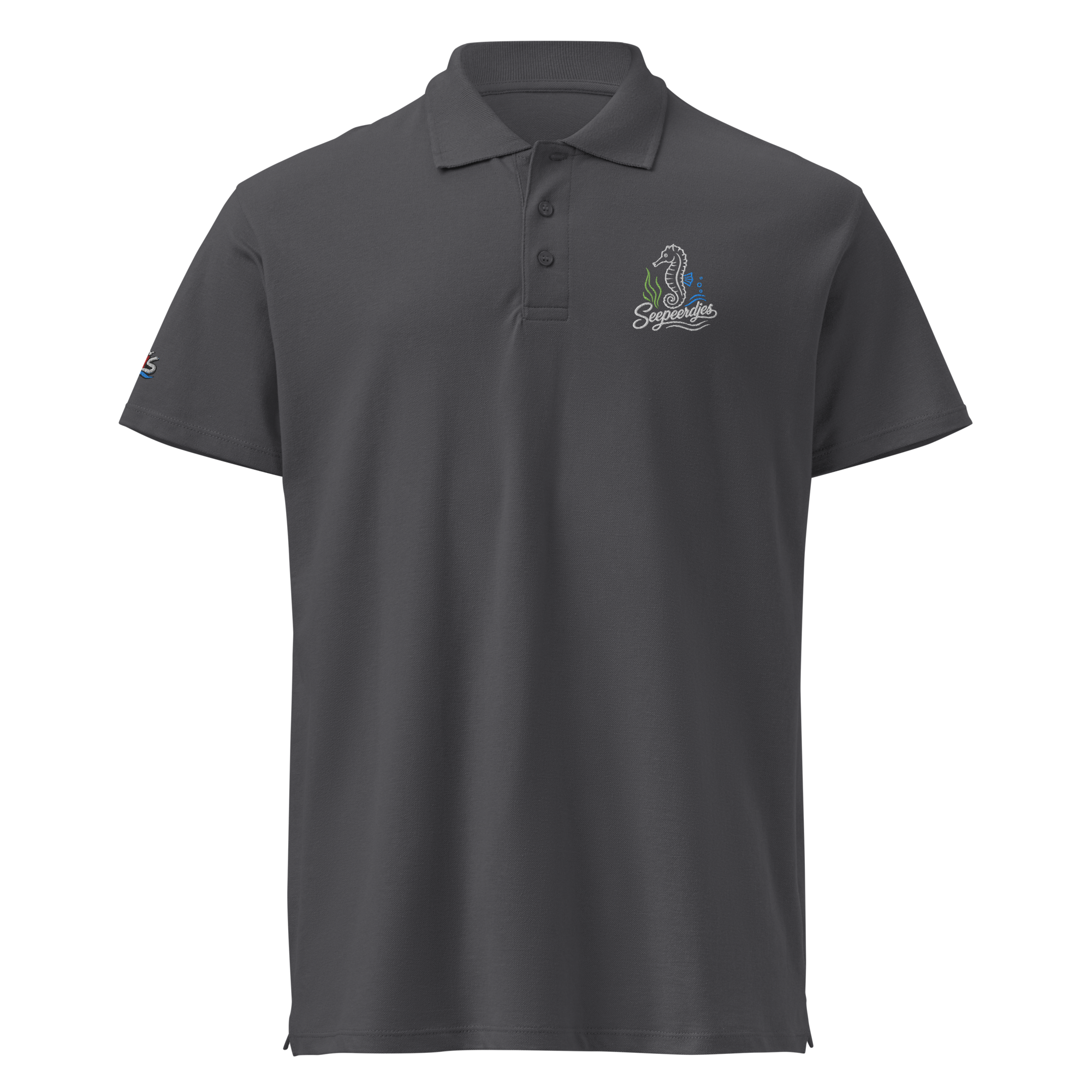 Men´s polo shirt "Seepferd" gestickt