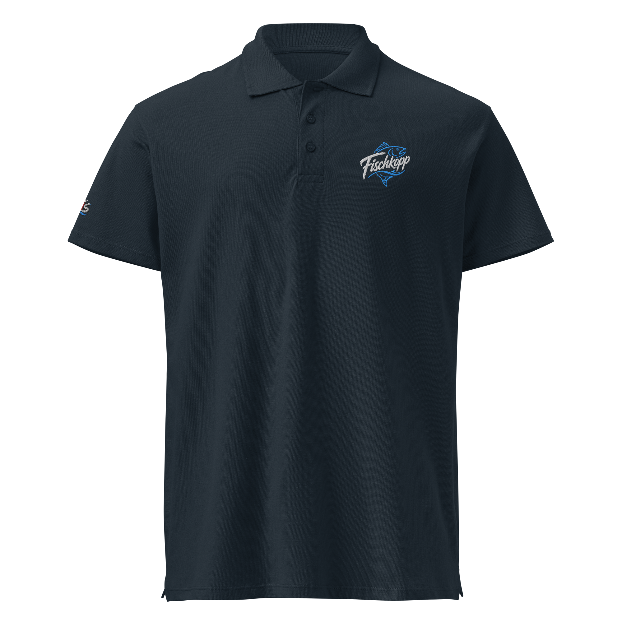 Men´s polo shirt "Fischkopp" gestickt