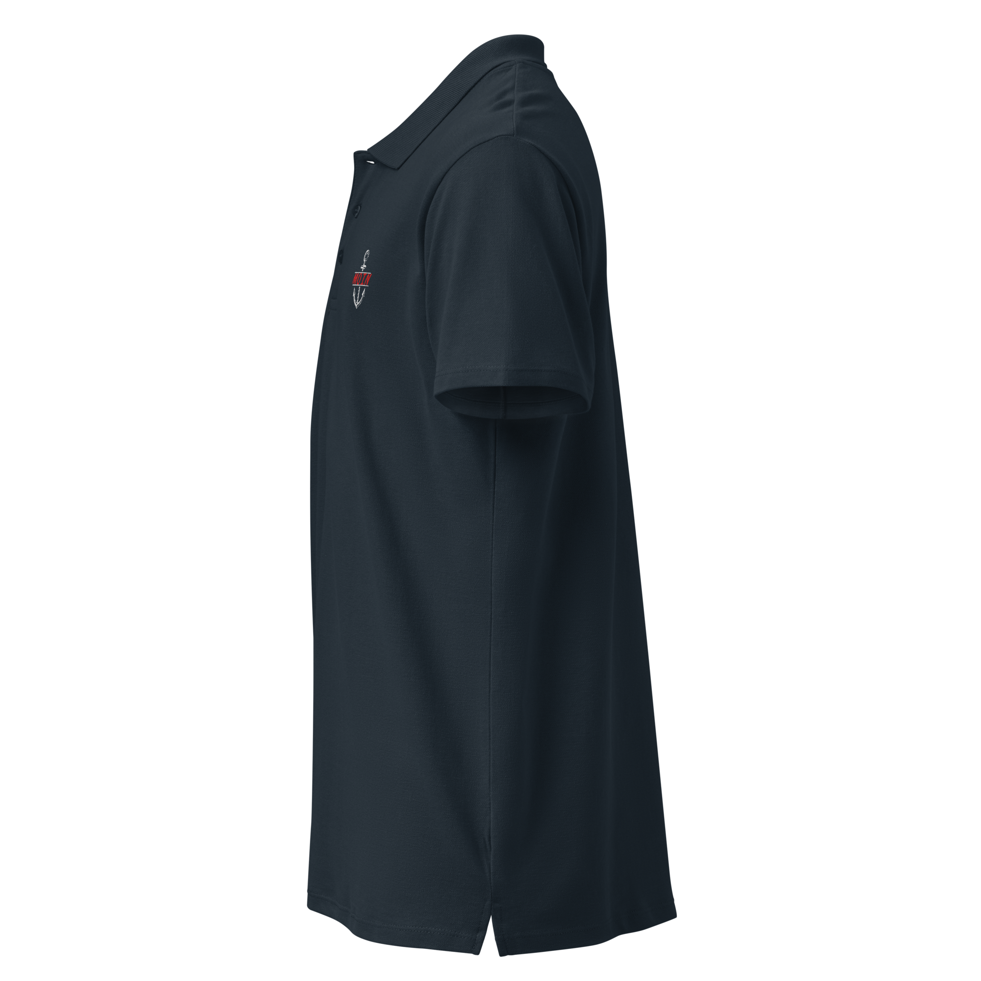 Men´s polo shirt "Moin im Anker R" gestickt