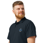 Men´s polo shirt "Moin im Anker B" gestickt