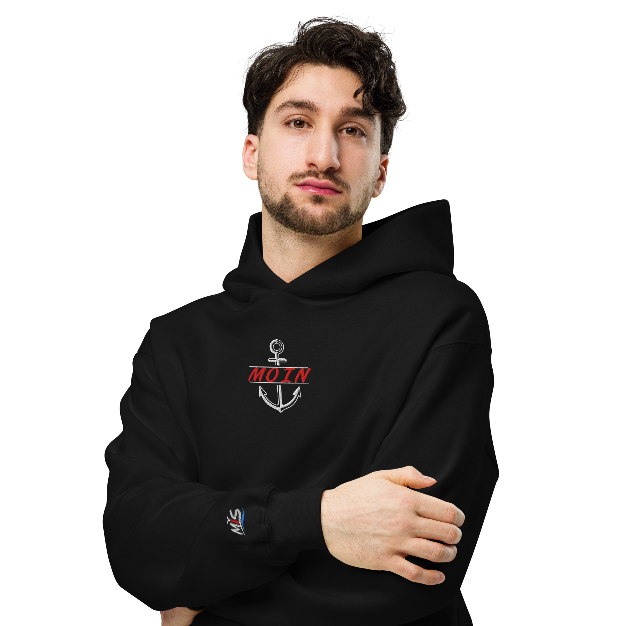 Hoodie "Moin im Anker R" gestickt