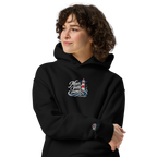 Hoodie "Meer geiht immer" hell gestickt