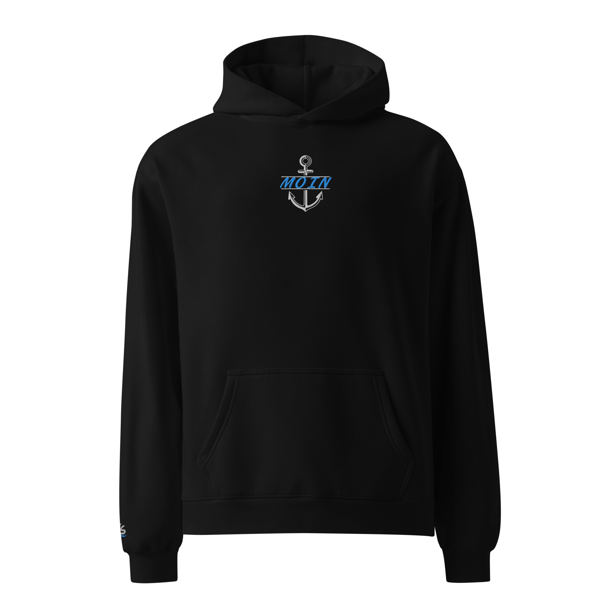 Hoodie "Moin im Anker B" gestickt