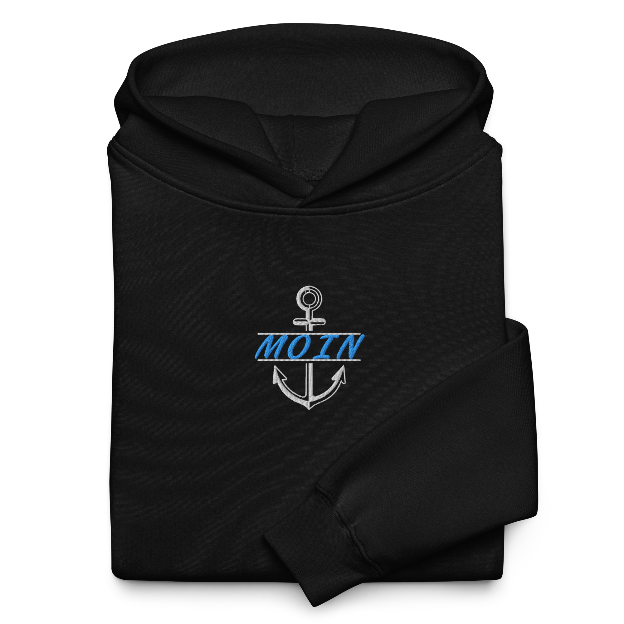 Hoodie "Moin im Anker B" gestickt