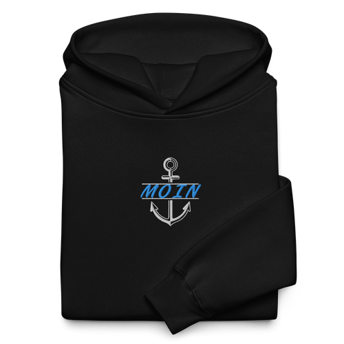 Hoodie "Moin im Anker B" gestickt