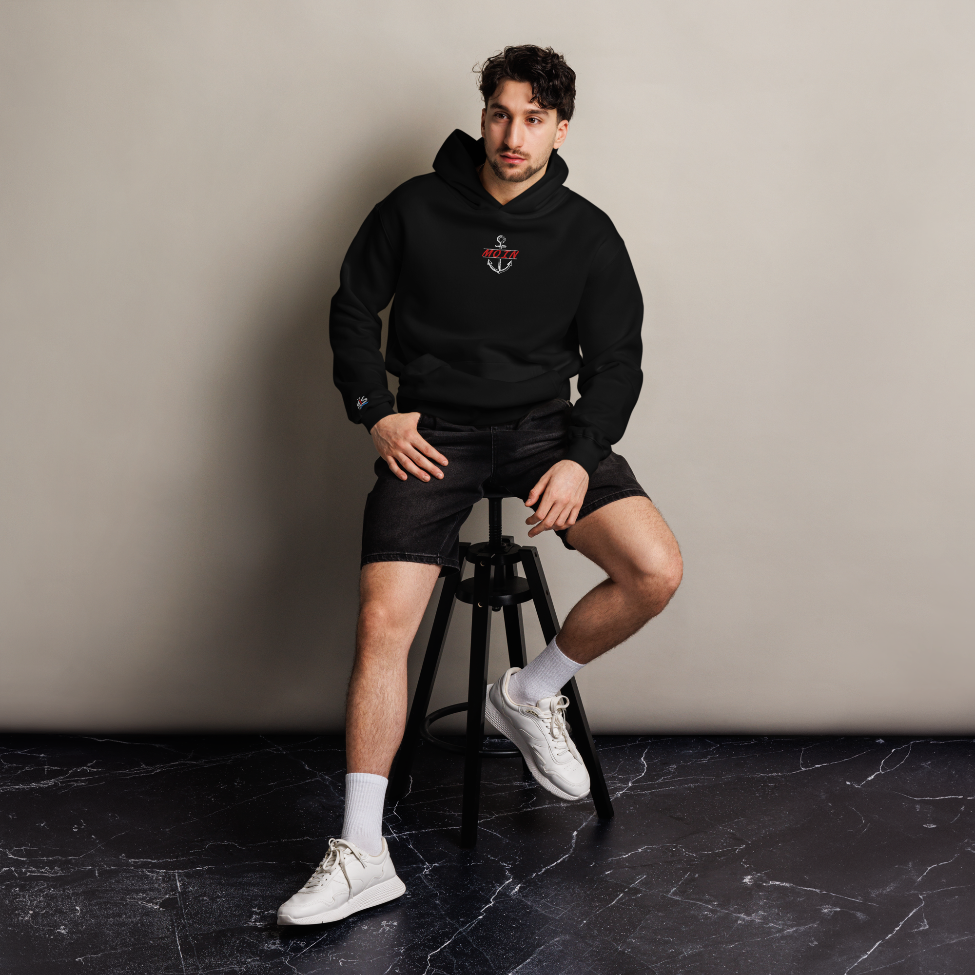 Hoodie "Moin im Anker R" gestickt