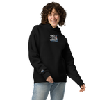 Hoodie "Meer geiht immer" hell gestickt