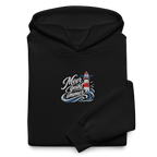 Hoodie "Meer geiht immer" hell gestickt
