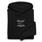 Hoodie "Meerzeit" dunkel gestickt