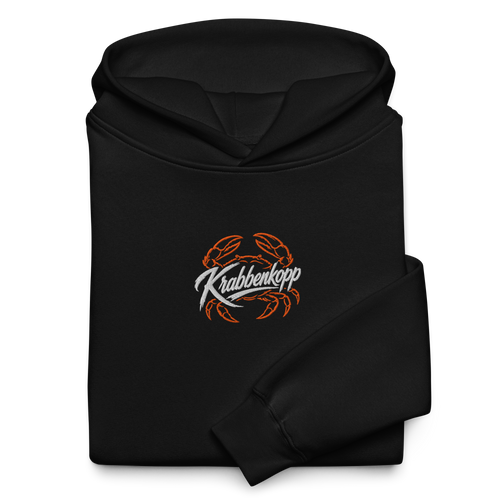 Hoodie "Krabbenkopp" dunkel gestickt