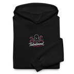 Hoodie "Tintenlümmel pink" gestickt