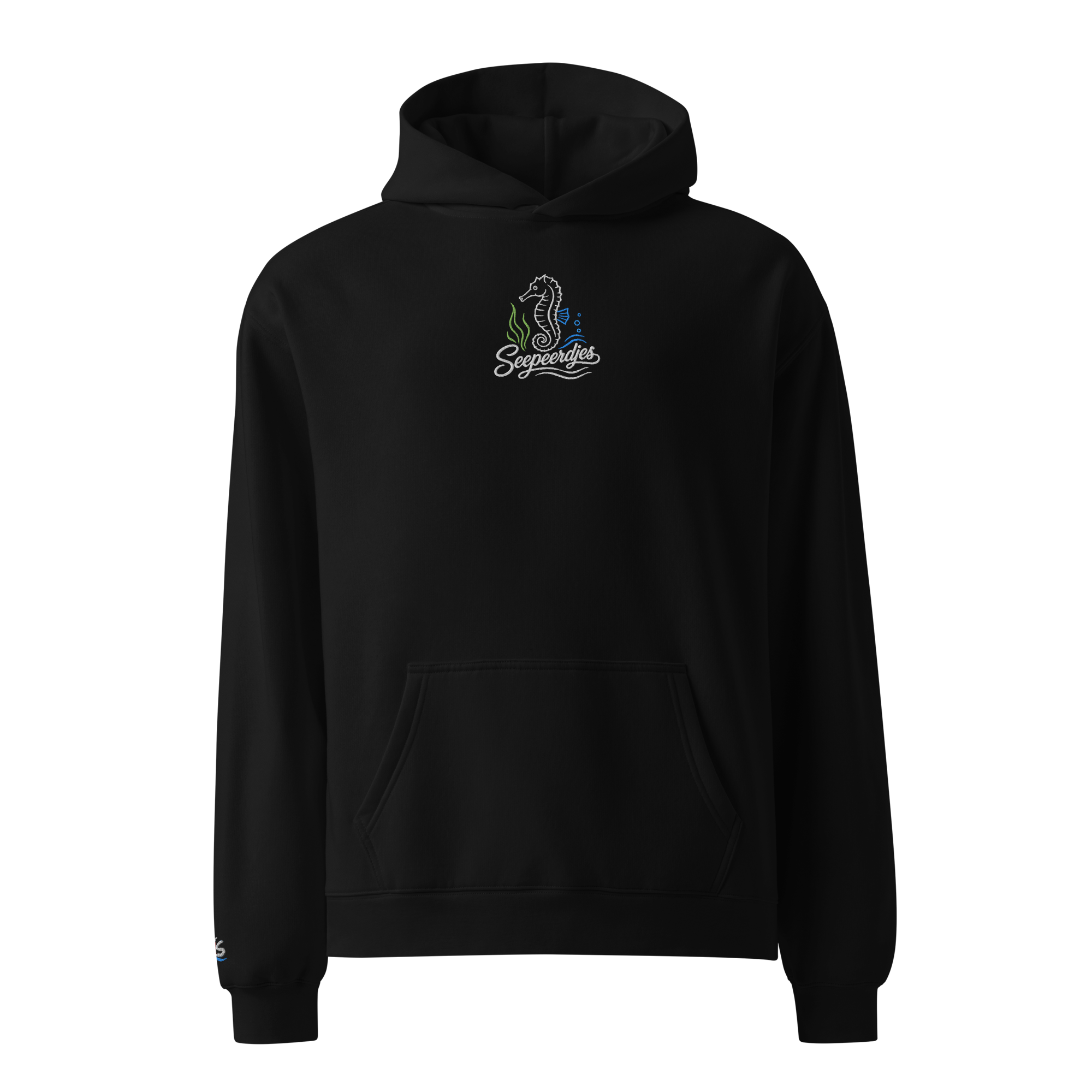 Hoodie "Seepferd" gestickt