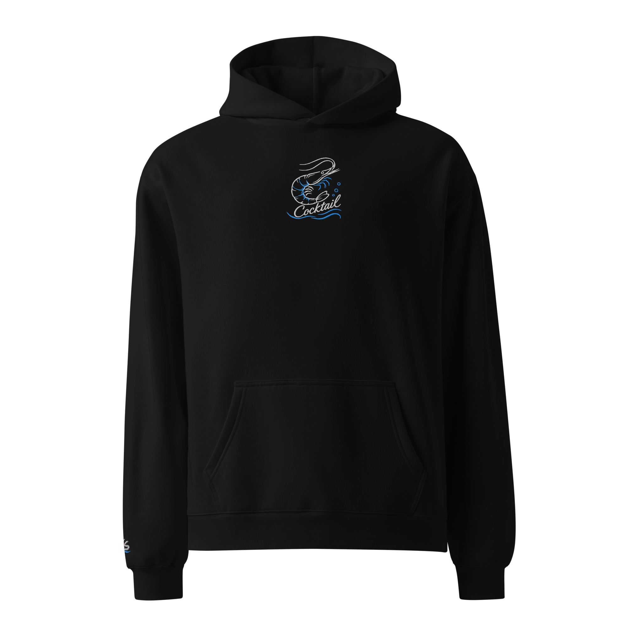 Hoodie "Scrimp-Cocktail" gestickt