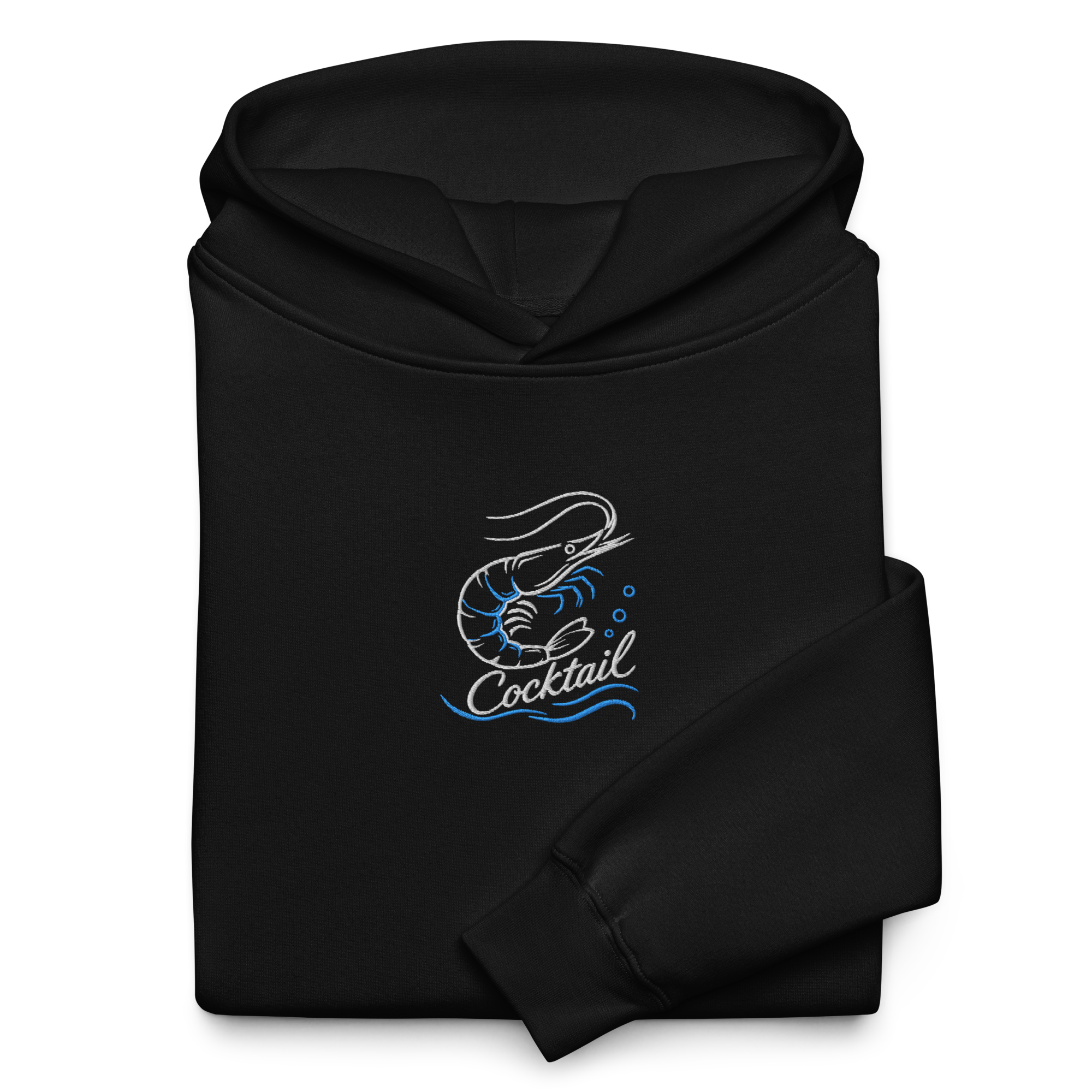Hoodie "Scrimp-Cocktail" gestickt
