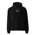 Hoodie "Tintenlümmel blau" gestickt