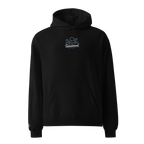 Hoodie "Tintenlümmel blau" gestickt