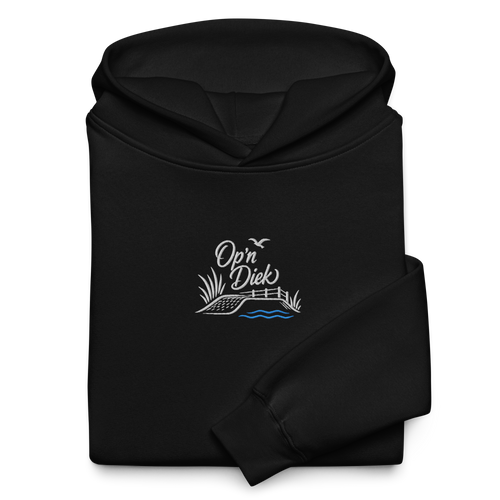 Hoodie "Op´n Diek" gestickt