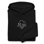 Hoodie "Moin weiß" gestickt