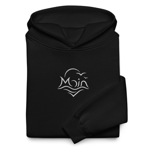 Hoodie "Moin weiß" gestickt