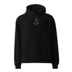 Hoodie "Möwenanker weiß" gestickt