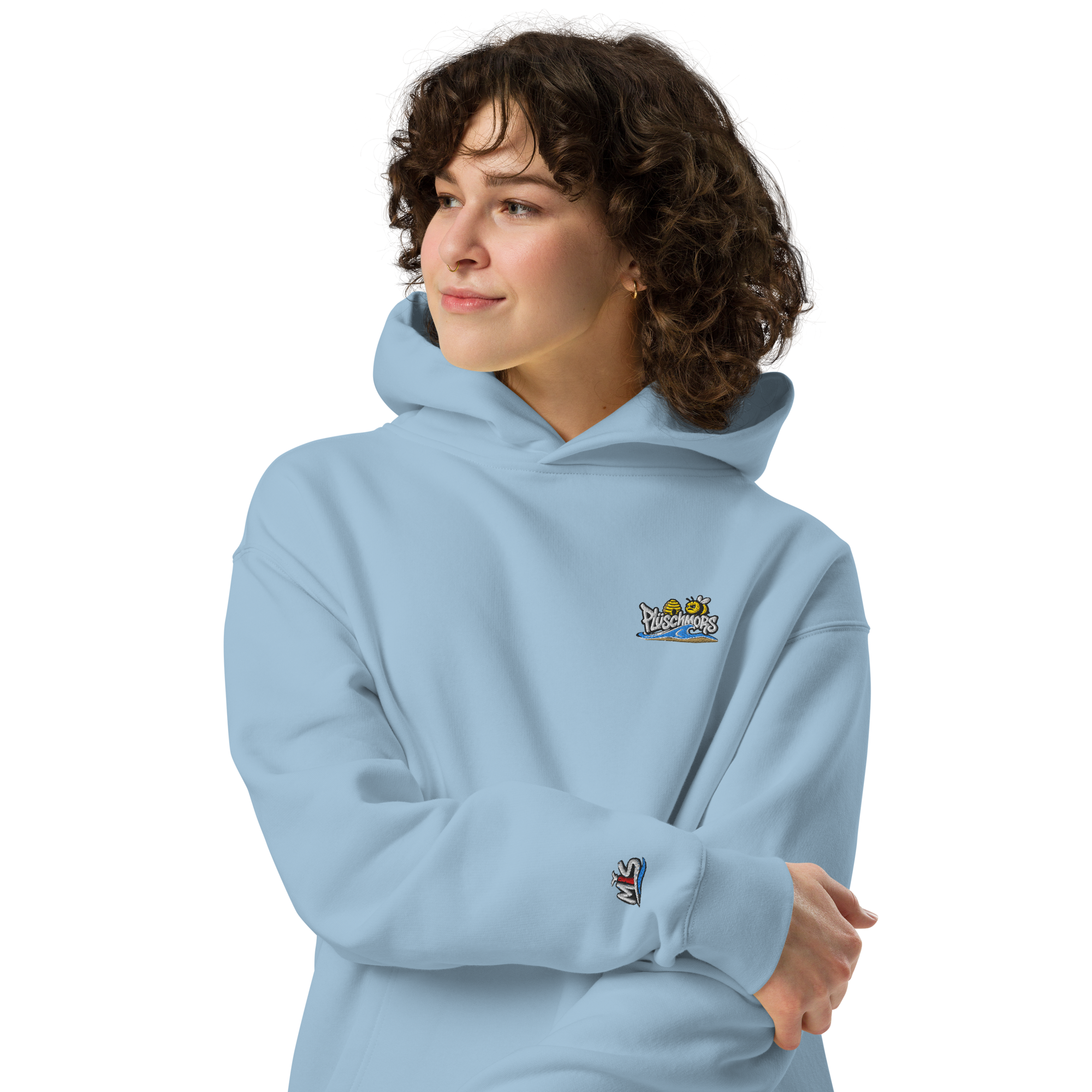 Hoodie "Plüschmors" gestickt