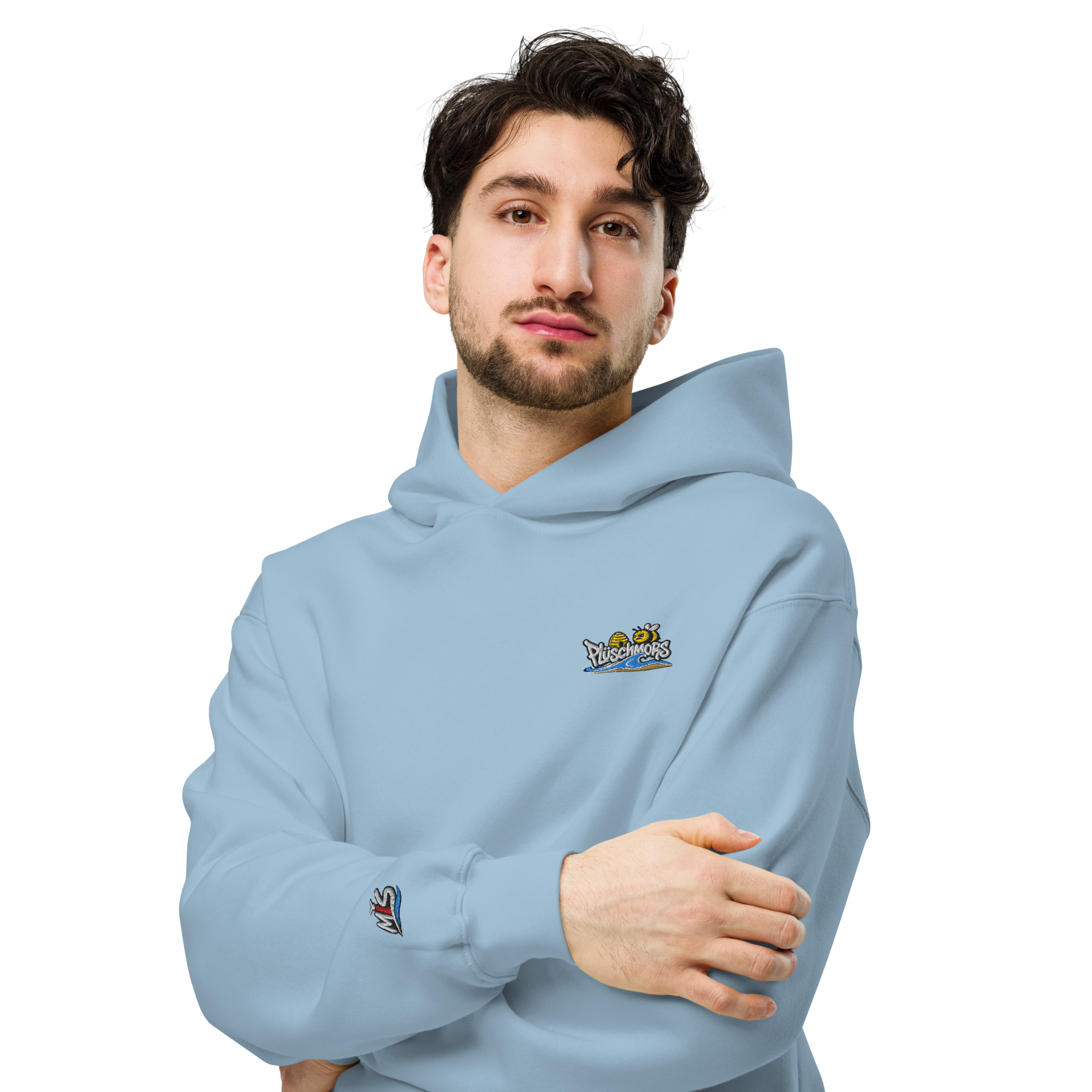 Hoodie "Plüschmors" gestickt