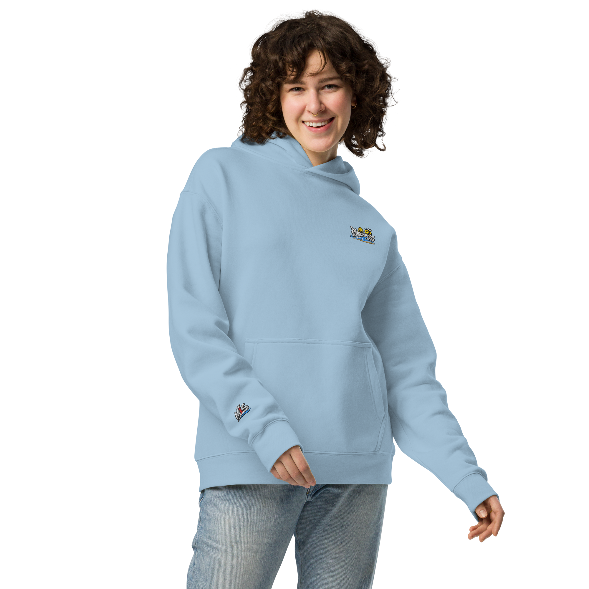 Hoodie "Plüschmors" gestickt