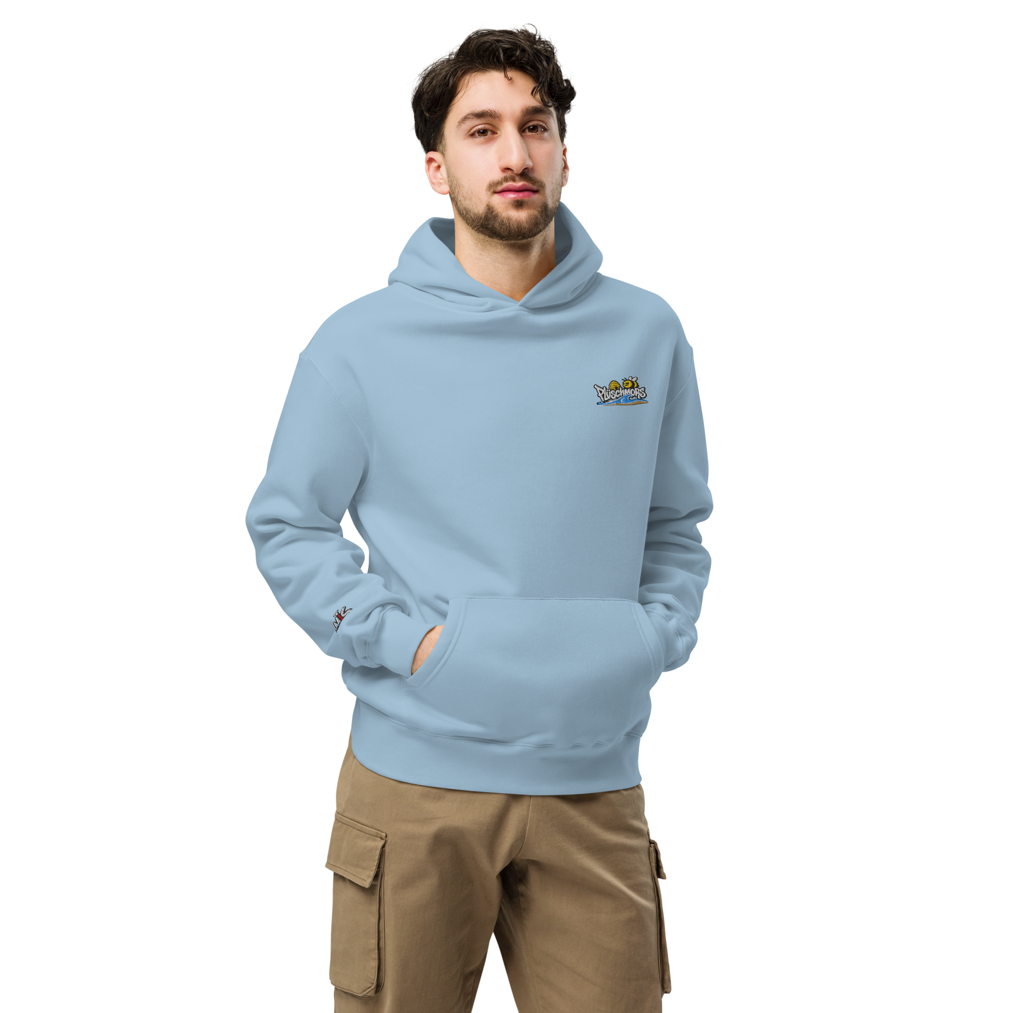 Hoodie "Plüschmors" gestickt
