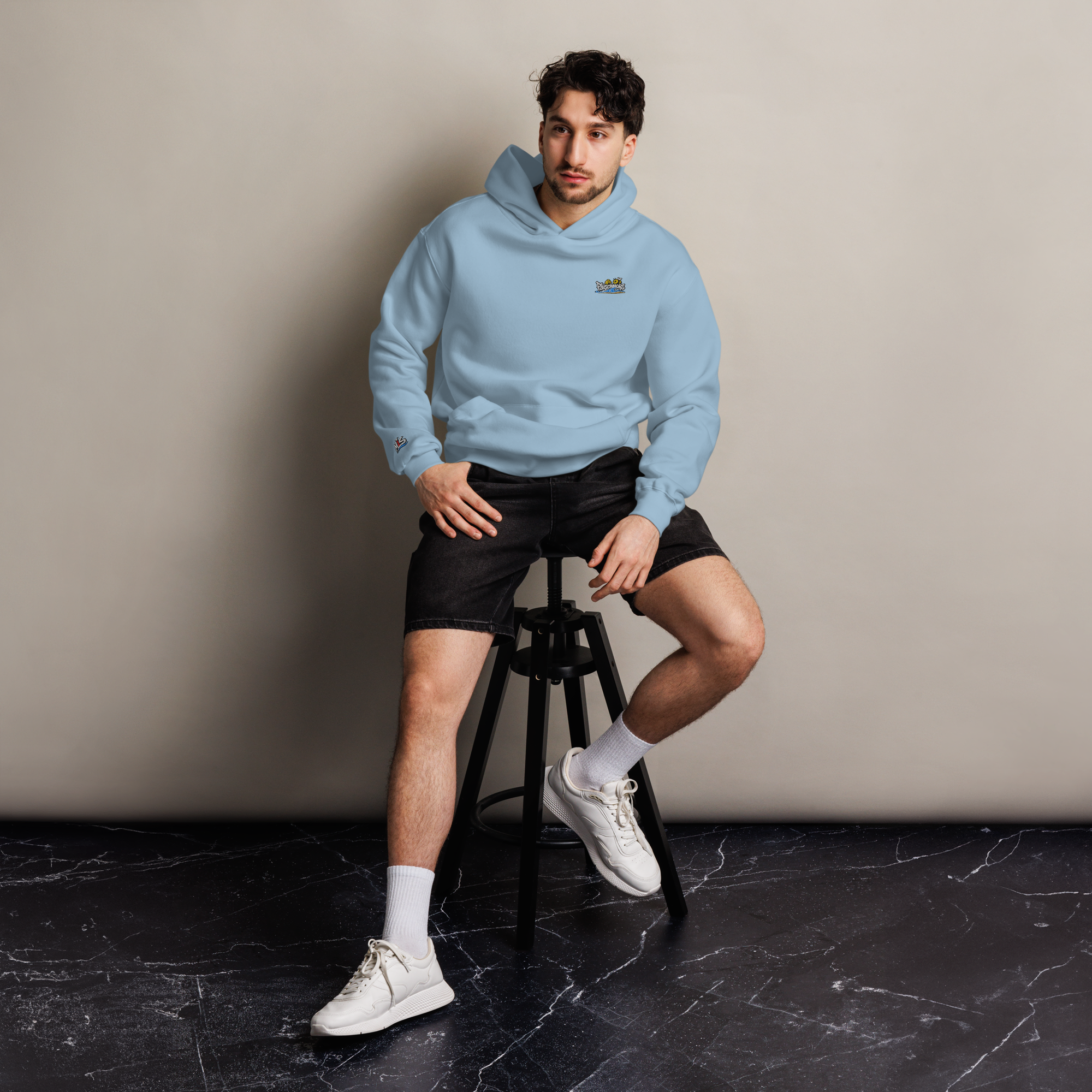 Hoodie "Plüschmors" gestickt