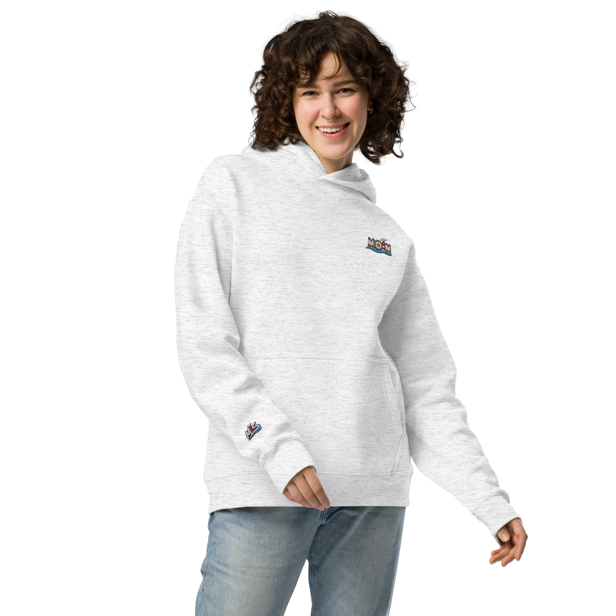 Hoodie "Moin" gestickt