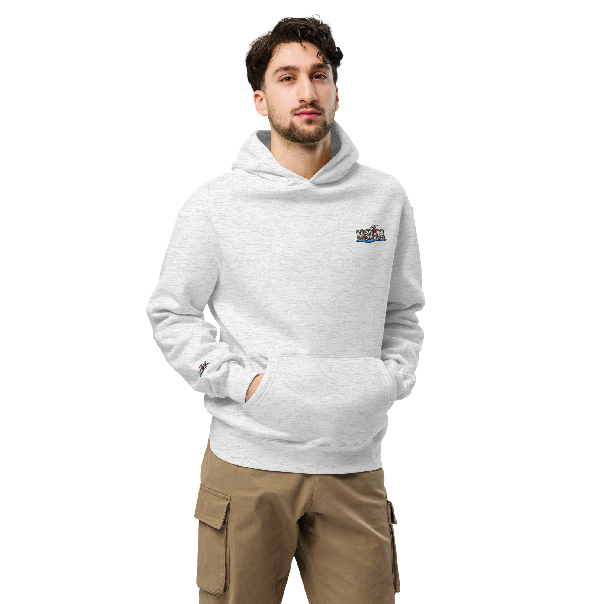 Hoodie "Moin" gestickt