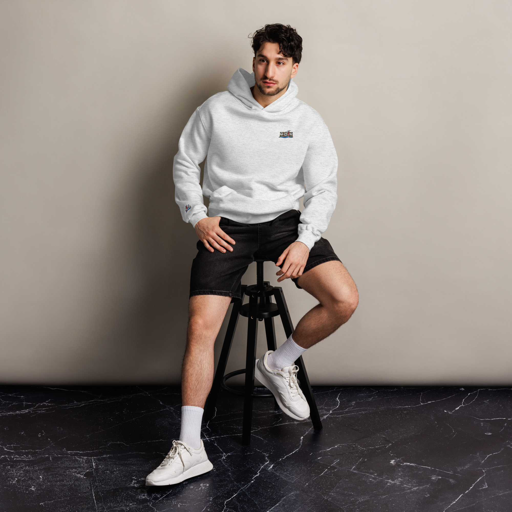 Hoodie "Moin" gestickt
