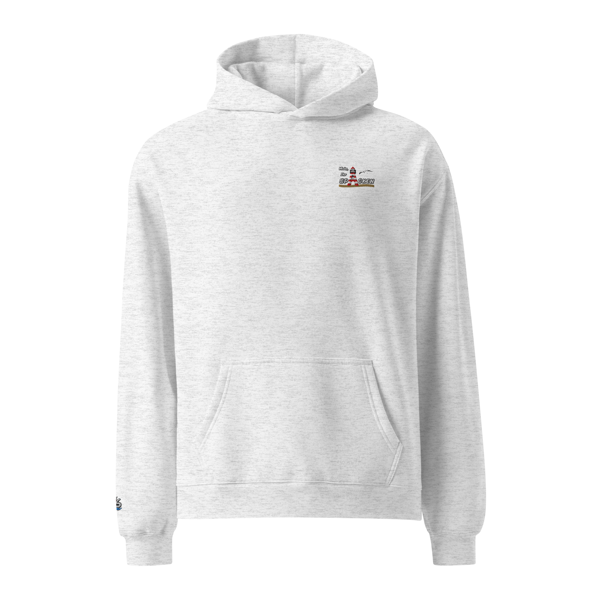 Hoodie "Moin Ihr Spacken" Dunkel gestickt