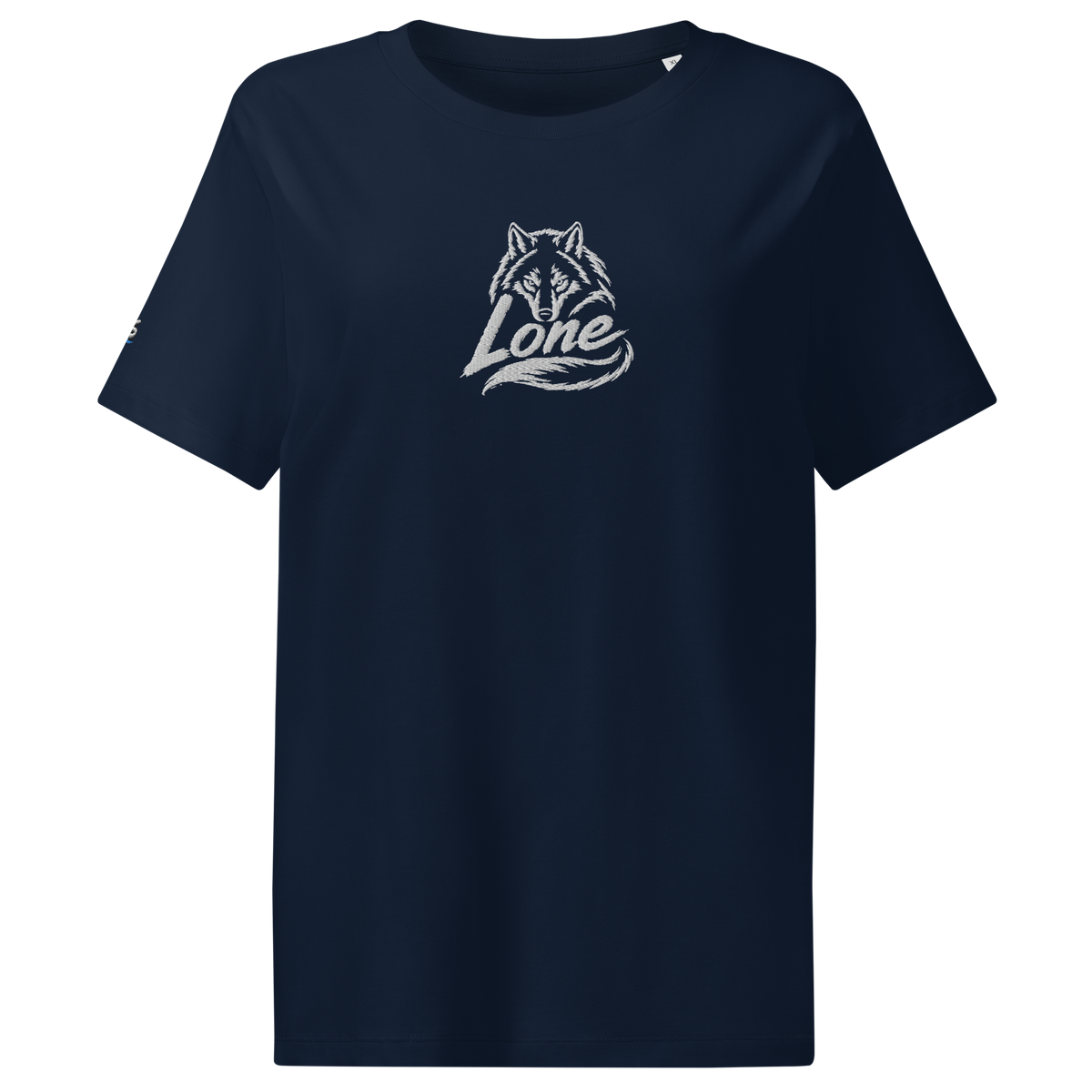 Women Premium T-Shirt "Lone Wolf" – French Navy – Vorderansicht