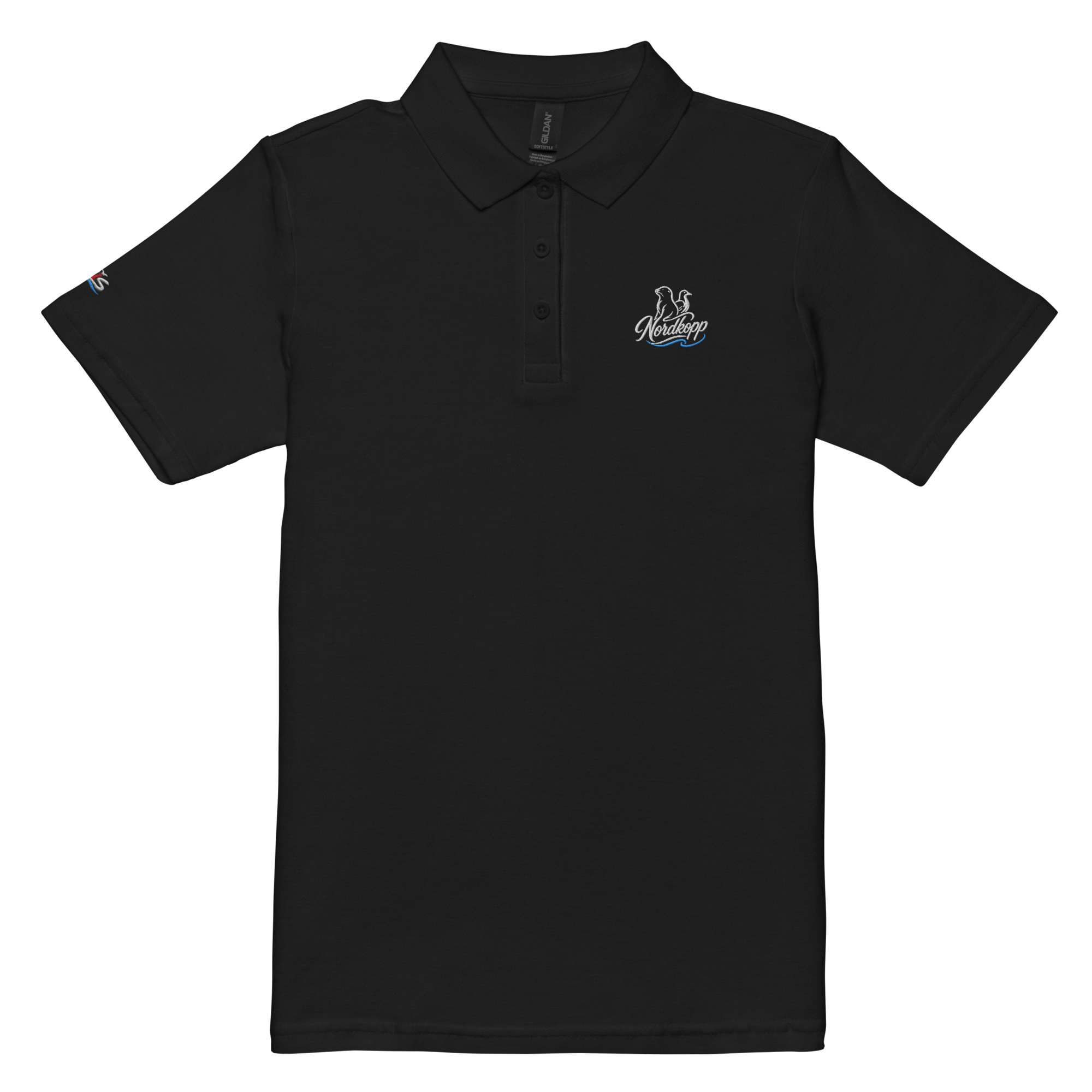 Women’s polo shirt "Nordkopp" gestickt