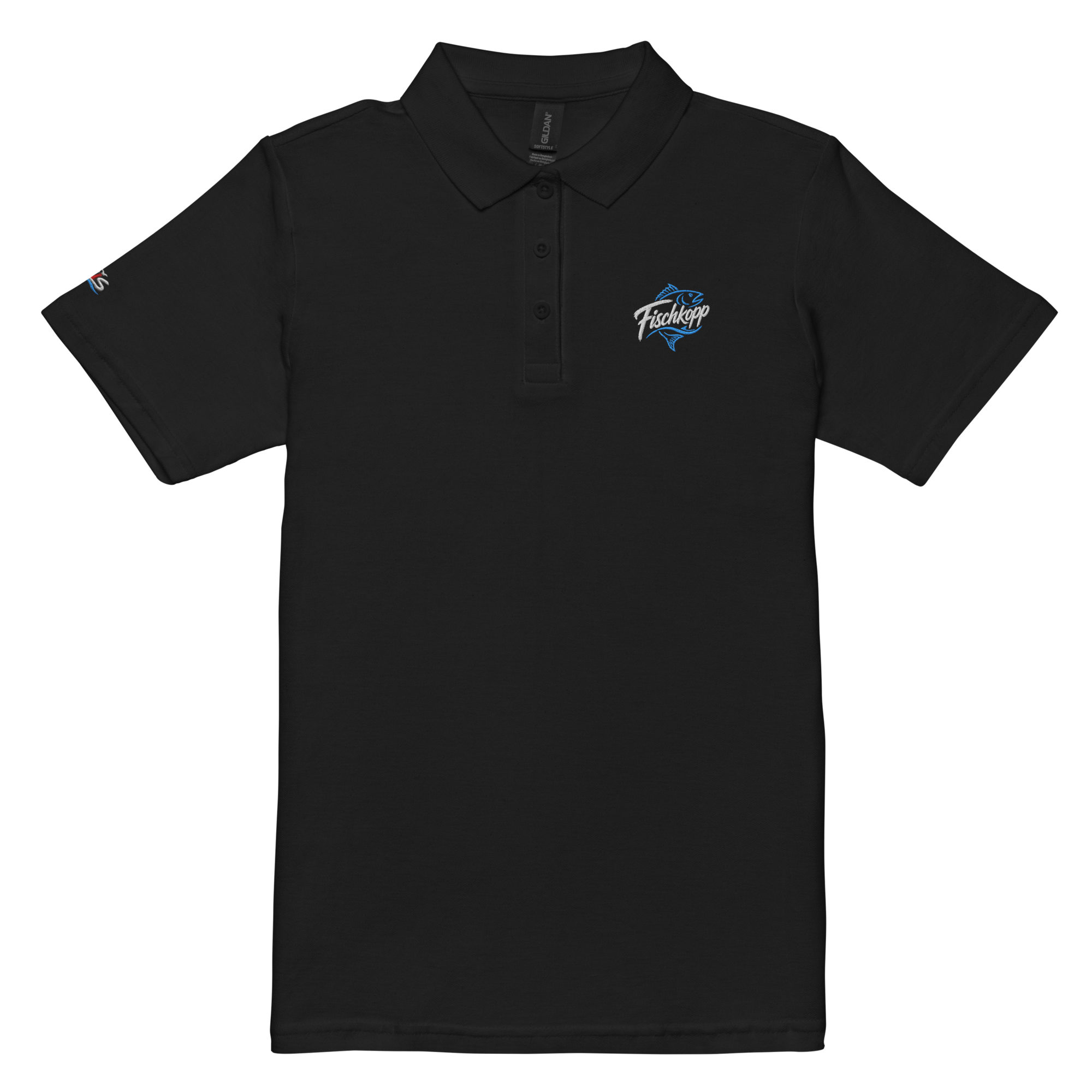 Women’s polo shirt "Fischkopp" gestickt