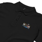 Women’s polo shirt "Moin" gestickt