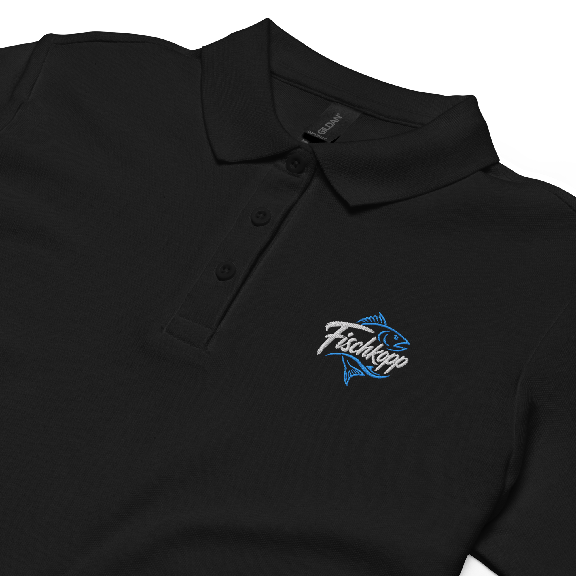 Women’s polo shirt "Fischkopp" gestickt